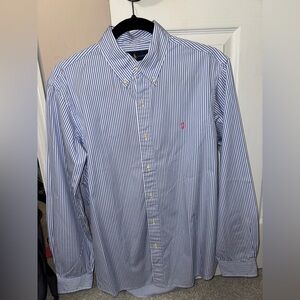 Ralph Lauren Light Blue Striped Men's Shirt